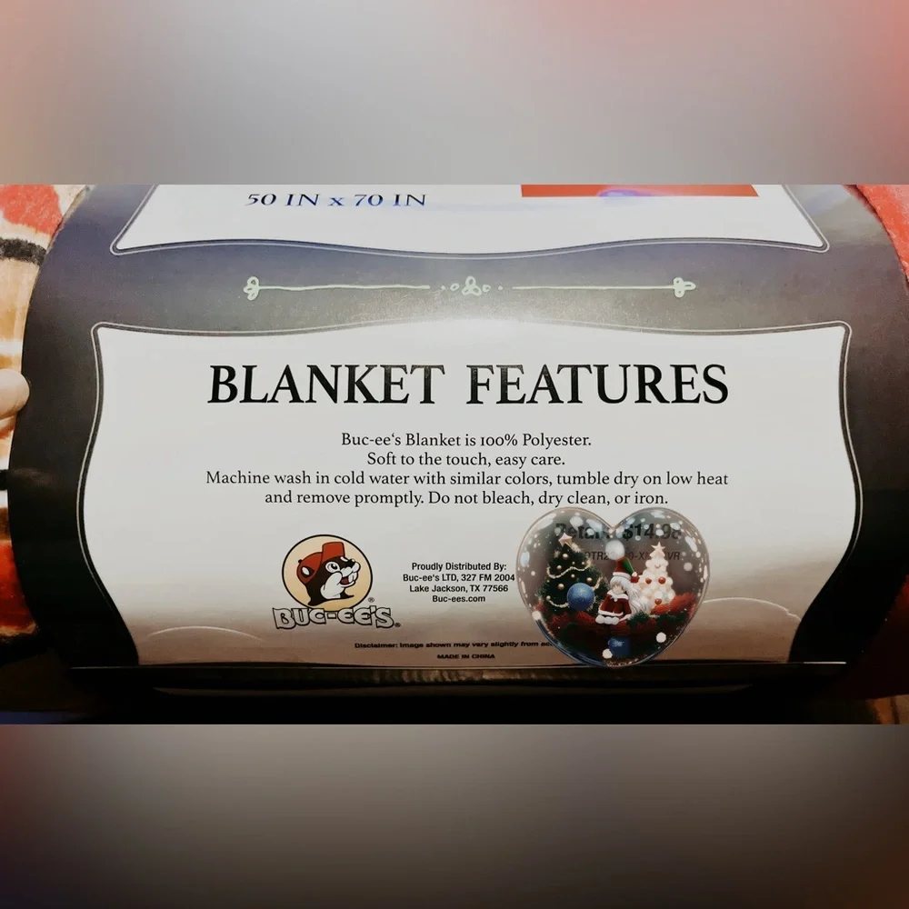 Buc-ee’s blanket It’s beginning to look a lot like buc-ee’s 2023
